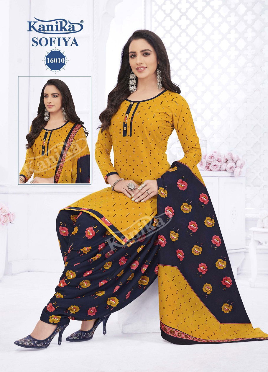 Sofia Vol 16 By Kanika Cotton Salwar Suit Catalog